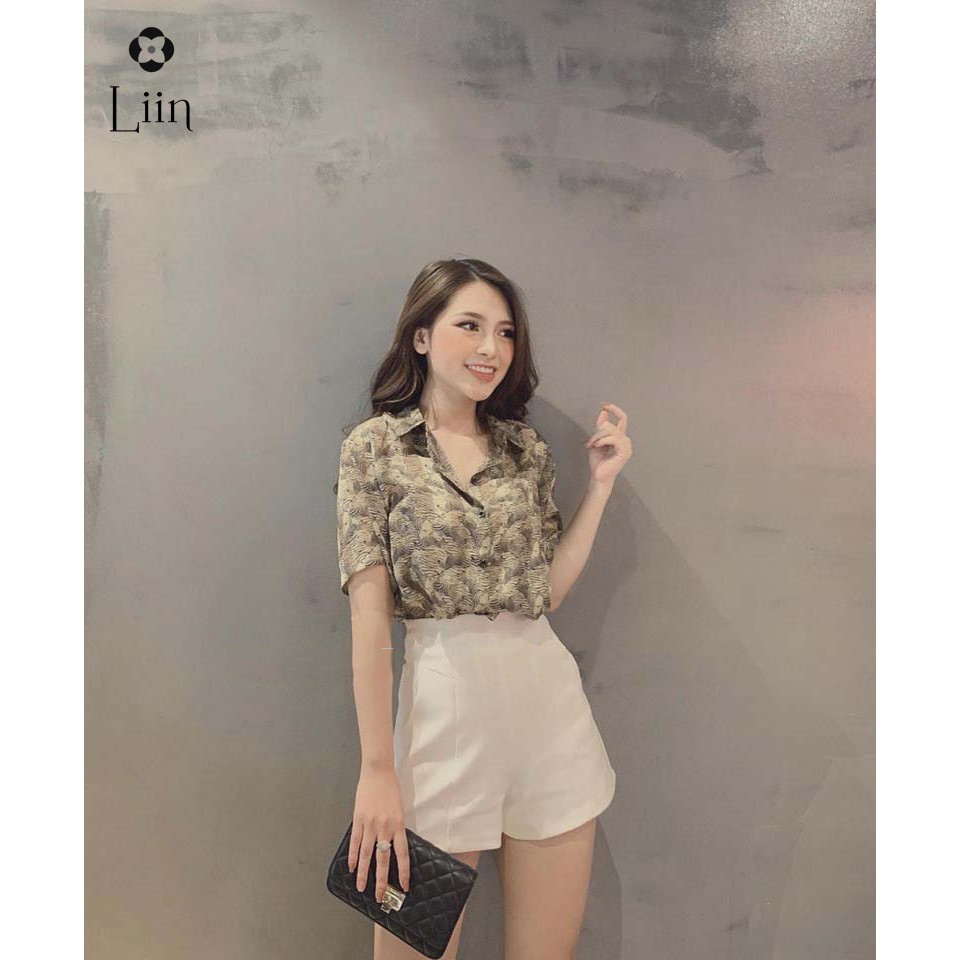 Quần short nữ Linbi basic cạp cao chất liệu mềm mại Liin clothing Q0123 | BigBuy360 - bigbuy360.vn