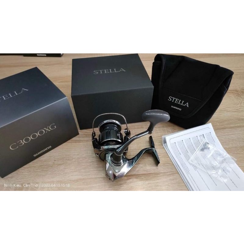 Máy Câu Cá Shimano 2022 Stella FK C3000XG - Máy Đứng