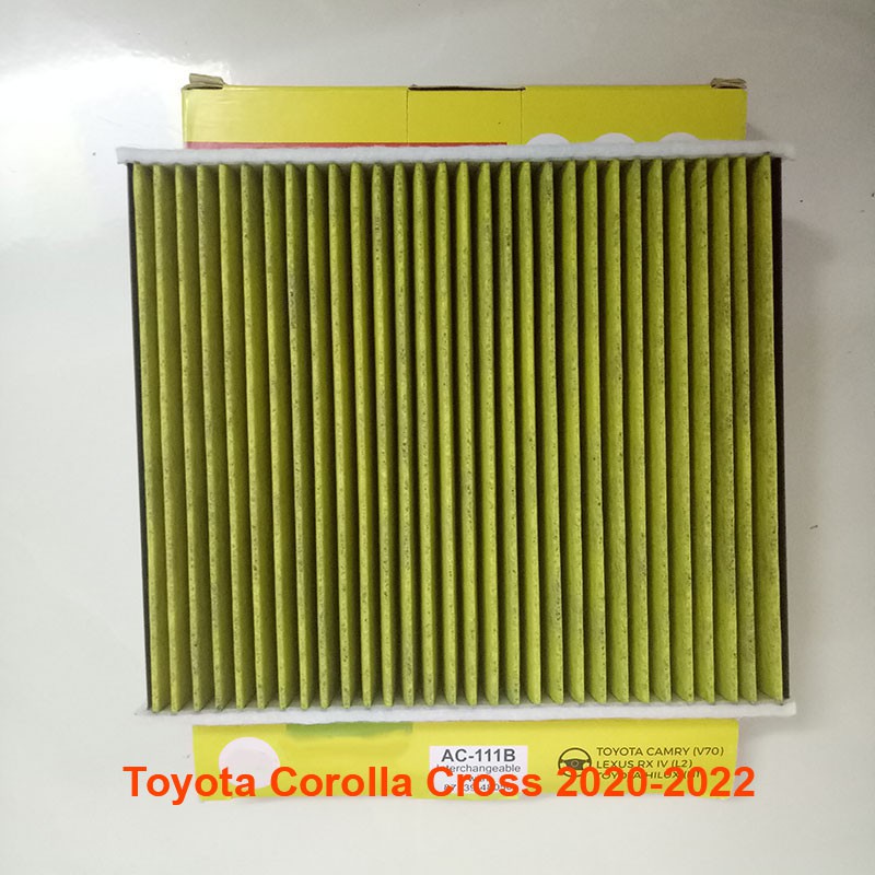 Lọc gió điều hòa AC111J dành cho Toyota Corolla Cross 2020, 2021, 2022 87139-F4020 JS Asakashi