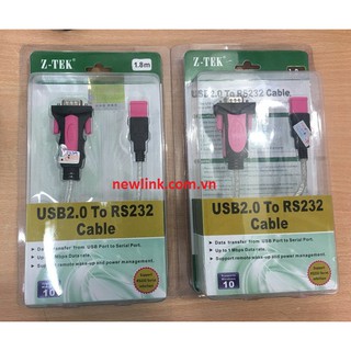 Dây, cáp usb to rs 232 , dây cáp usb to com z-tek