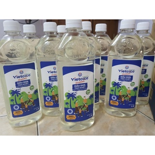 DẦU DỪA HỮU CƠ VIETCOCO / Organic coconut oil, cold pressed, made in Vietnam