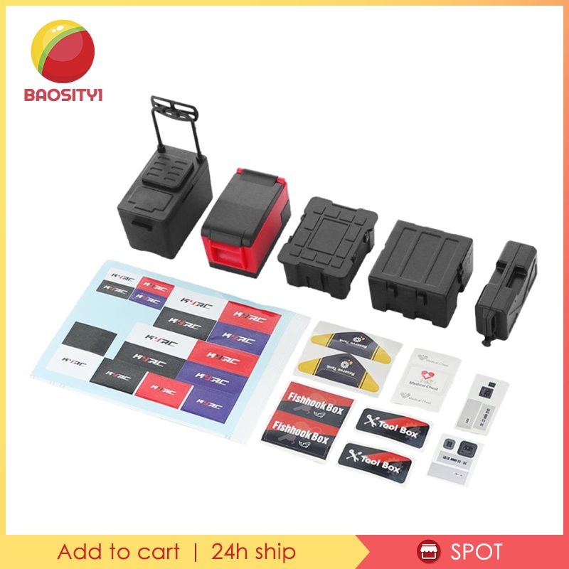 Set 5 Phụ Kiện Trang Trí Cho Xe Ô Tô Đồ Chơi Tỉ Lệ 1 / 10 HSP TRX4 SCX10