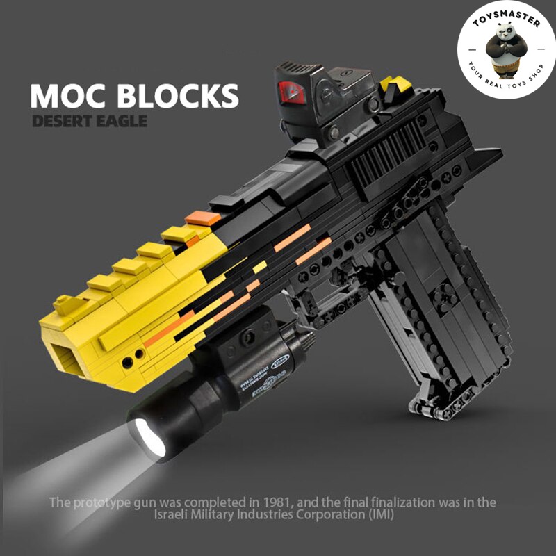 Đồ Chơi Lắp Ráp Xếp Hình Súng Lục Pistol D.E Blaze PUBG CS:GO Với 900+ Mảnh Ghép Phiên Bản Tiêu Chuẩn Của Kevin183