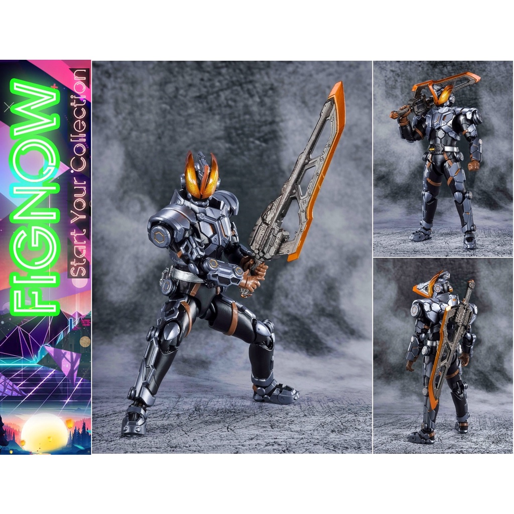 S.H.Figuarts Kamen Rider Buster Genbu Shinwa: Action Figure Da Collezione Bandai Spirits, Da Kamen Rider Saber, Con Spada Dogouken Gekido E Accessori