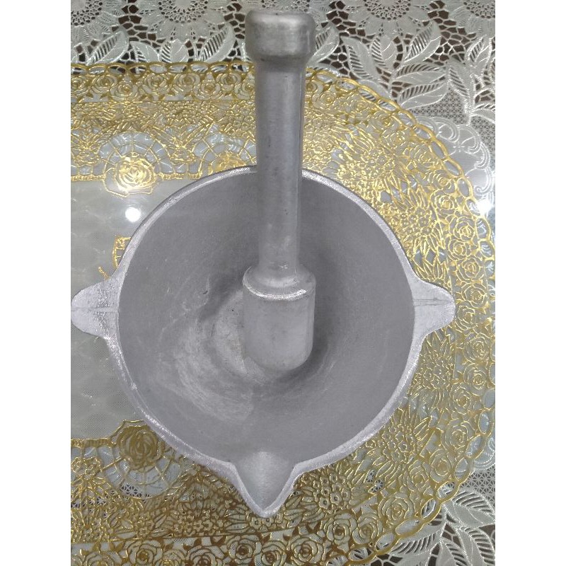 Bộ cối chày gang