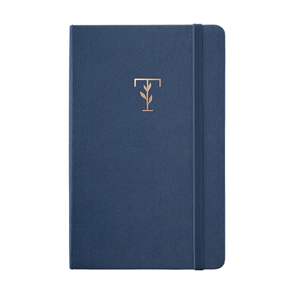 Sổ tay Your Name Letter T bìa da 196 trang