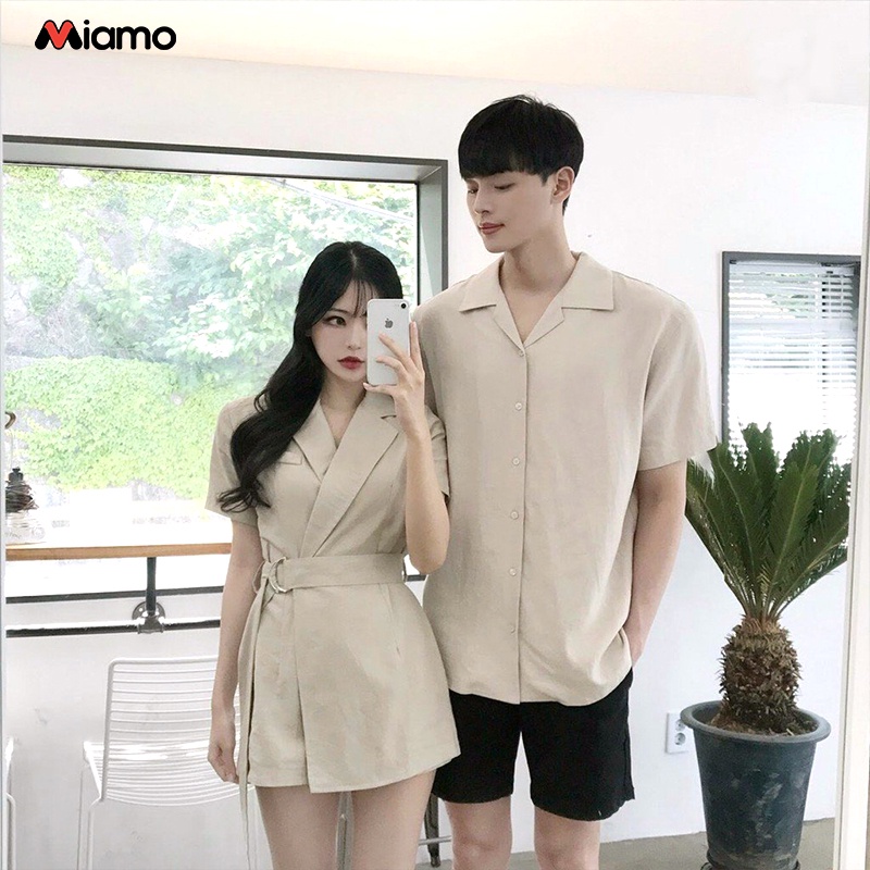 Đồ đôi nam nữ thiết kế tinh tế phong cách Hàn Quốc thời trang Miamo TN400