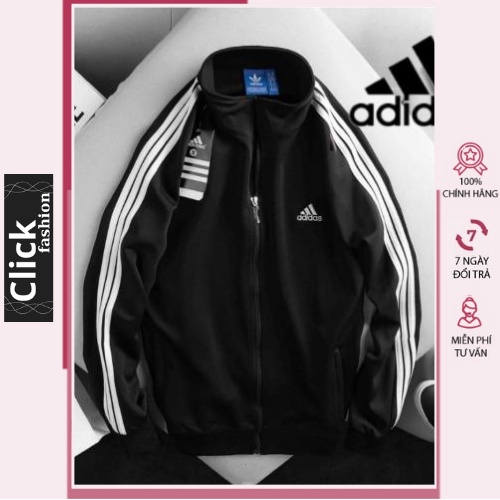 Áo khoác adidas nam nữ 3 sọc , chất nỉ ,dày dặn vải cao cấp chất lượng 380 Clickfashion