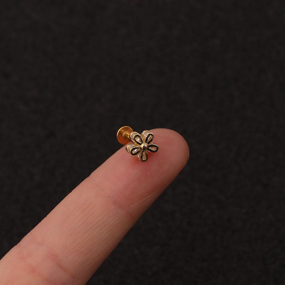 Khuyên Xỏ Sụn Tai Hình Hoa / Bướm / Trái Tim Thời Trang Xinh Xắn