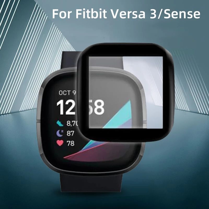 Cường lực màn hình 3D Cạnh Cong Full mặt kính cho Fitbit Sense/ Versa 3