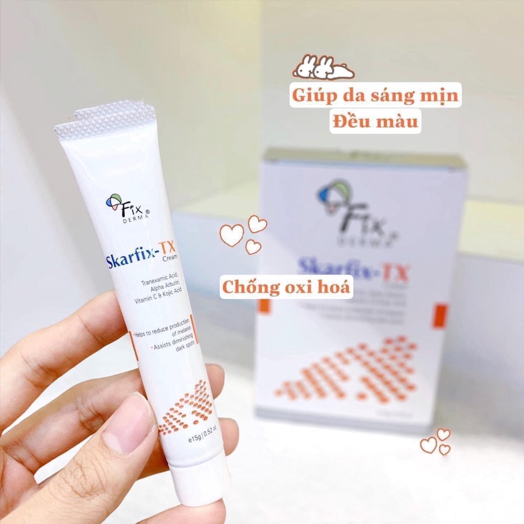 Kem Dưỡng Mờ N.ám, Giảm Thâm,T.àn Nhang Fixderma Skarfix tx Cream 15g