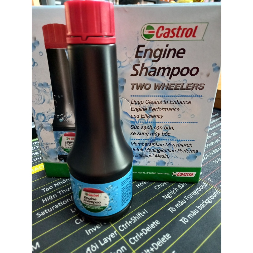 Chai xúc rửa Động cơ Castrol trước khi thay nhớt 70ml
