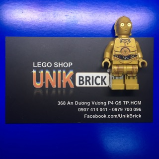 Lego Nhân vật C-3PO (vàng đồng) trong Star Wars - Chiến tranh giữa các vì sao chính hãng (như hình)