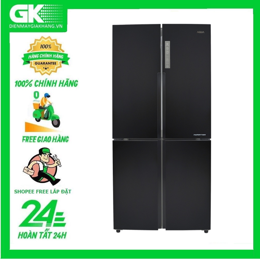 AQR-M525XA(FB) -- MIỄN PHÍ CÔNG LẮP ĐẶT -- Tủ lạnh Aqua Inverter 456 lít AQR-M525XA(FB)