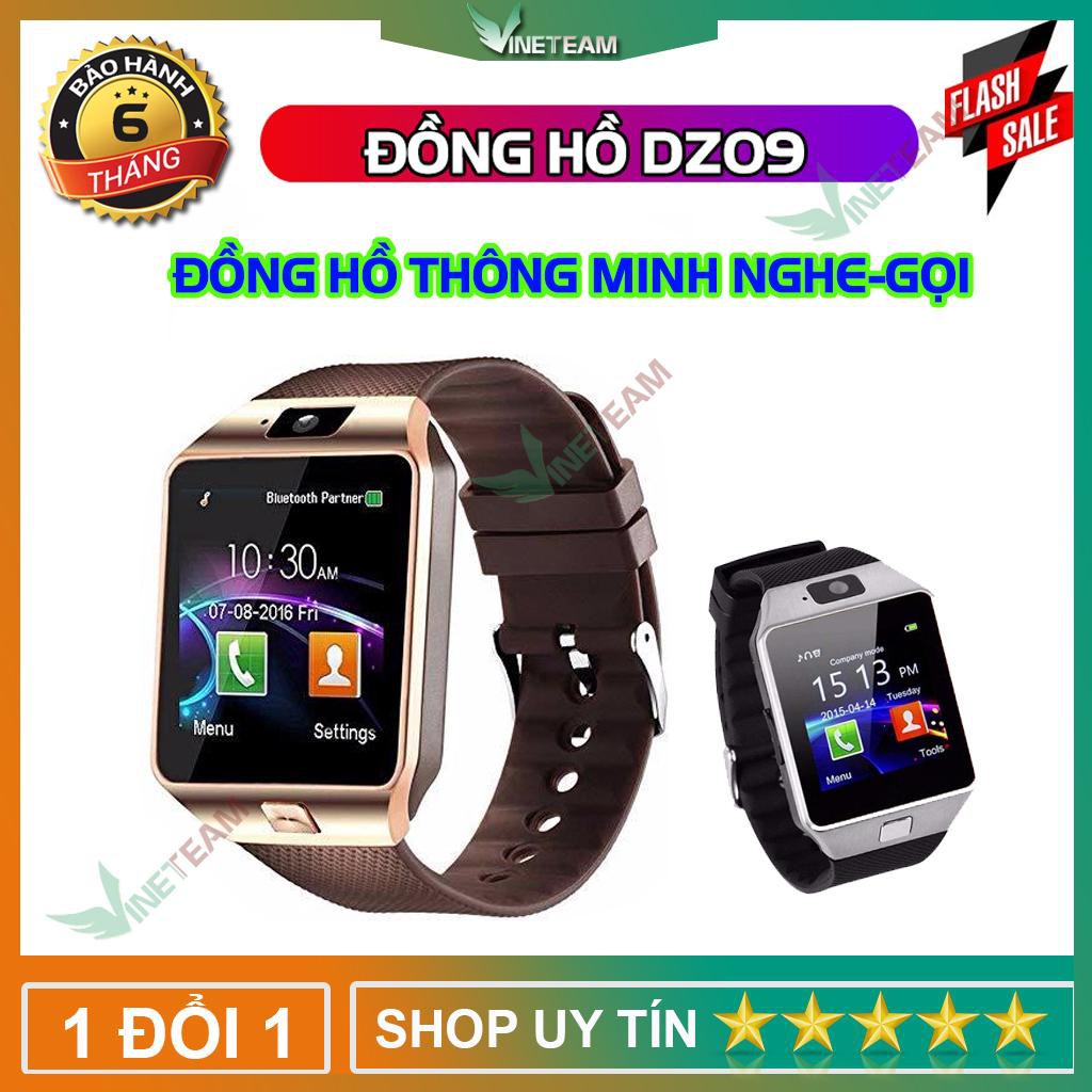 Đồng hồ thông minh smartwatch DZ09/Q18 VINET Có Tiếng Việt -DC1599