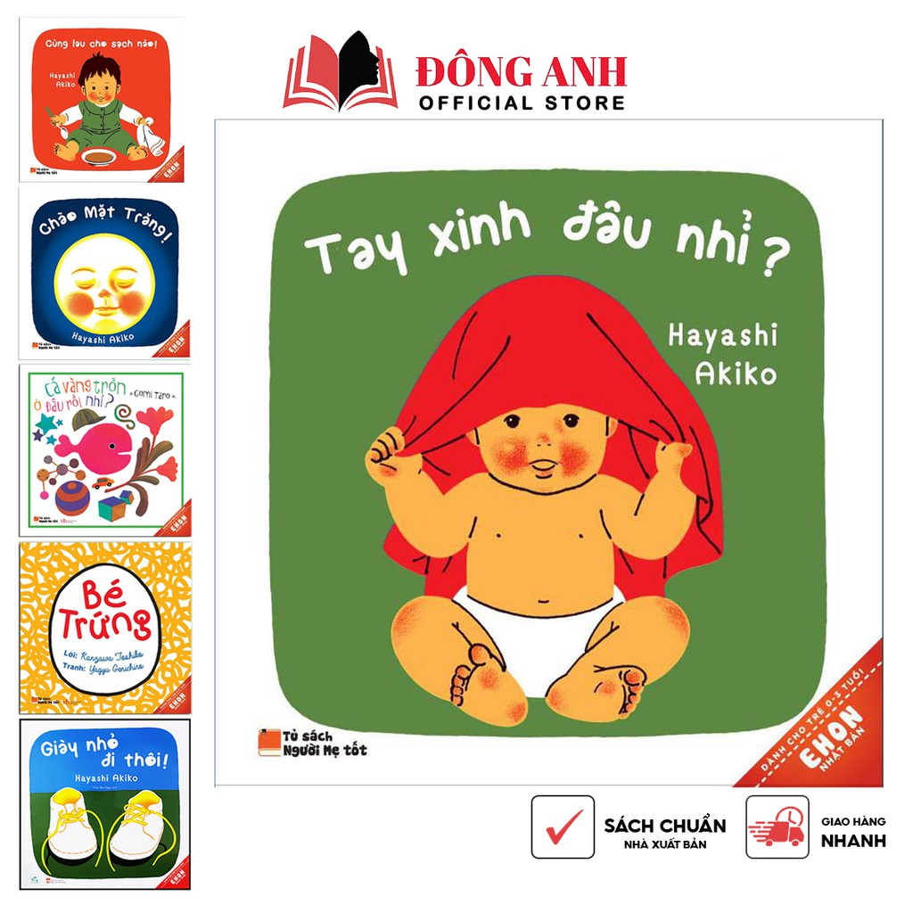 Sách - Combo 6 cuốn Ehon Giờ Chơi Của Bé dành cho trẻ từ 0-3 tuổi