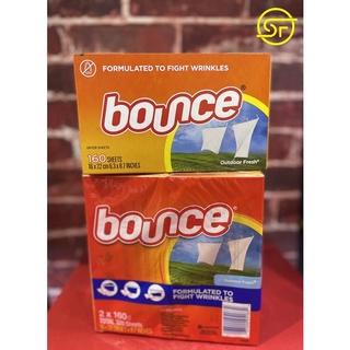 Giấy thơm quần áo Bounce Mỹ (lốc 2 hộp * 160 tờ)