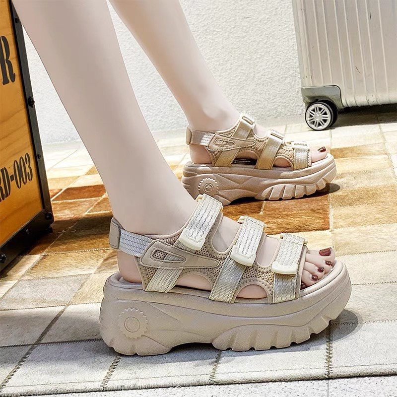 Sandal nữ 3 QUAI dán siêu đẹp hót trend