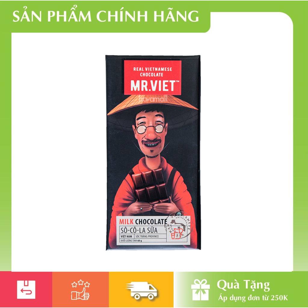 Socola Sữa Mr.Viet 60g