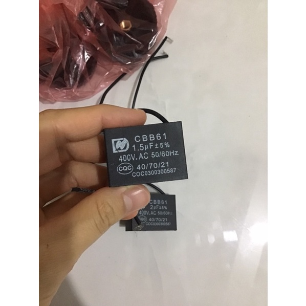 Tụ quạt điện 1,5uf 2uf 2,5uf 3uf 4uf