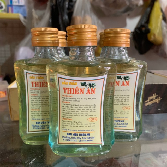 Combo 5 chai Dầu Tràm Thiên An Nguyên chất 100ML