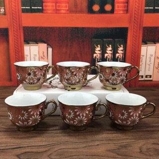 Set 6 cốc uống cafe/trà