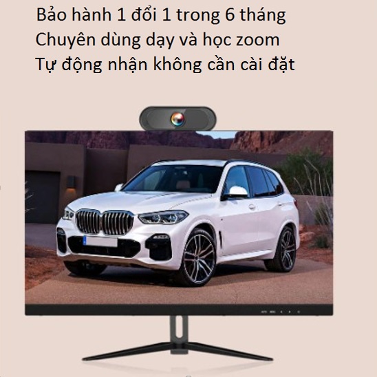 Webcam Máy Tính Có Mic Full HD 1080p Full Box Siêu Nét Dùng Cho Việc Học Zoom, Livestream