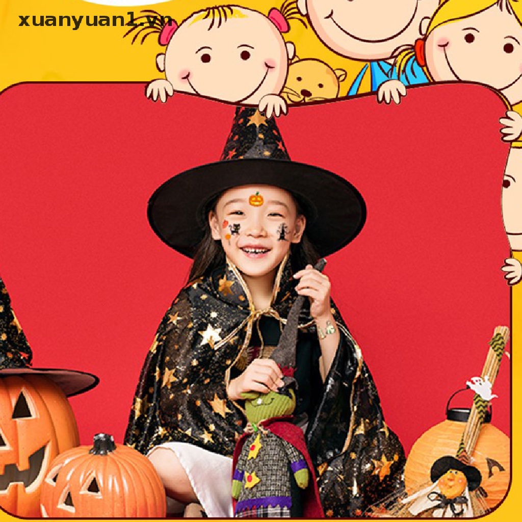 Set 12 Hình Xăm Dán Phong Cách Halloween Độc Đáo