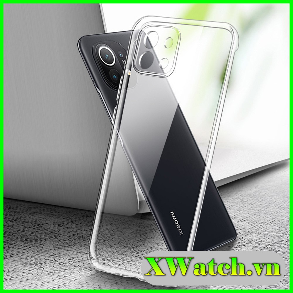 Ôp lưng silicon Xiaomi Mi 11 lite Mi 11T Mi 11T pro trong suốt