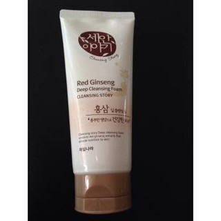 Sửa Rửa Mặt Welcos tinh chất nhân sâm - red ginseng