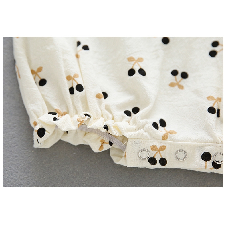 Set 2 Bộ Áo Liền Quần Ngắn Tay + Mũ Cho Bé Trai Và Bé Gái