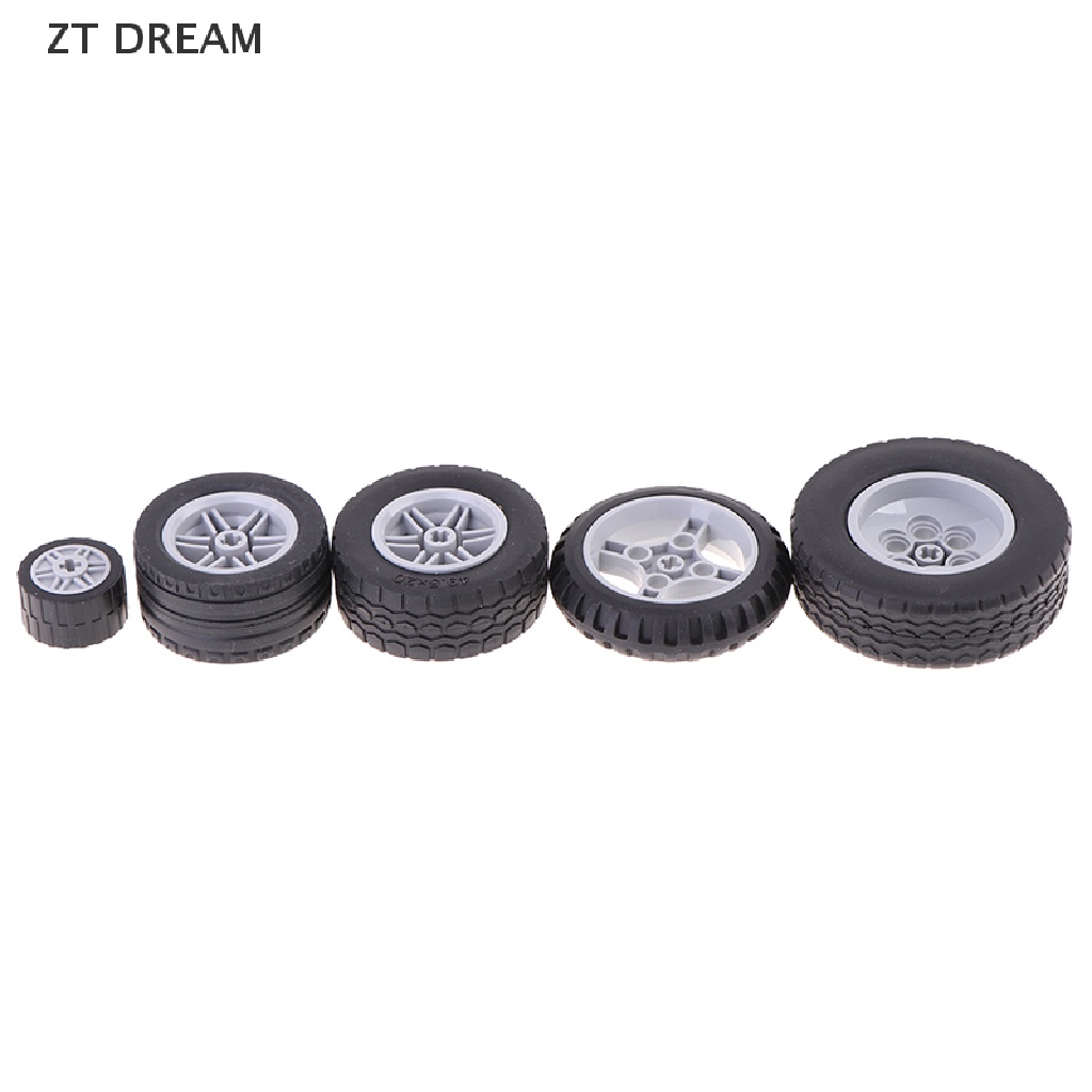 ZTD Technic Parts for Lego Kits Tire Wheel Hub RC Car Building Blocks Model Sets DIY 07