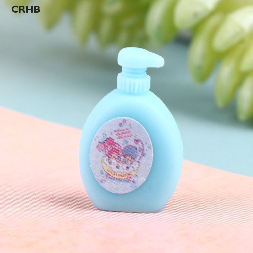 Crhb 1 Bộ Dầu Gội Và Sữa Tắm Bằng Nhựa Resin Thu Nhỏ Phụ Kiện Thủ Công Cho Búp Bê Mới