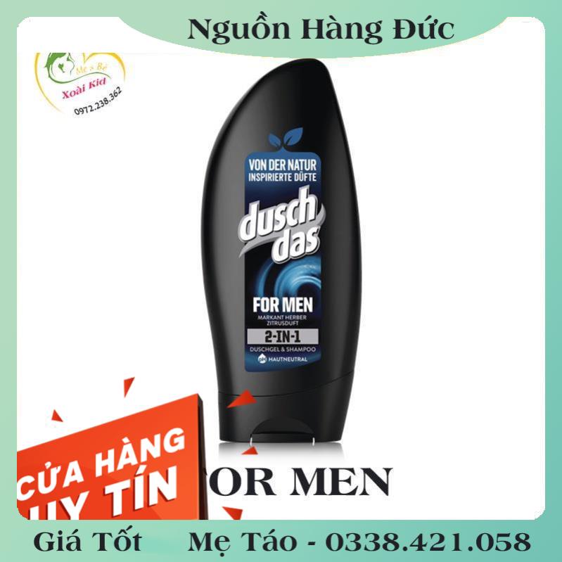 [auth] Sữa tắm gội 2in1 DUSCHDAS cho Nam và Nữ của Đức 250ml [Hot]