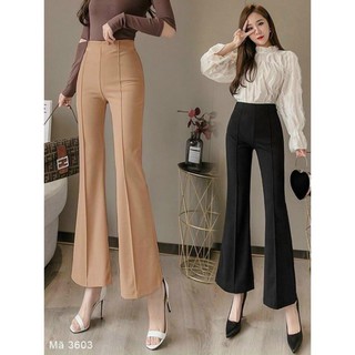 [XẢ HÀNG] QUẦN TÂY ỐNG LOE CẠP CAO TÔN DÁNG CHÂN DÀI NHƯ SIÊU MẪU CHẤT VẢI TUYẾT MƯA SIÊU ĐẸP  434