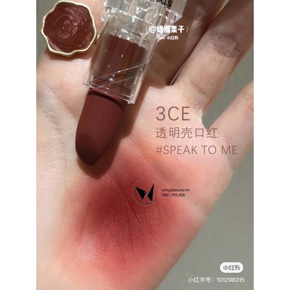 3CE - Son thỏi bán lì Soft Matte Lipstick