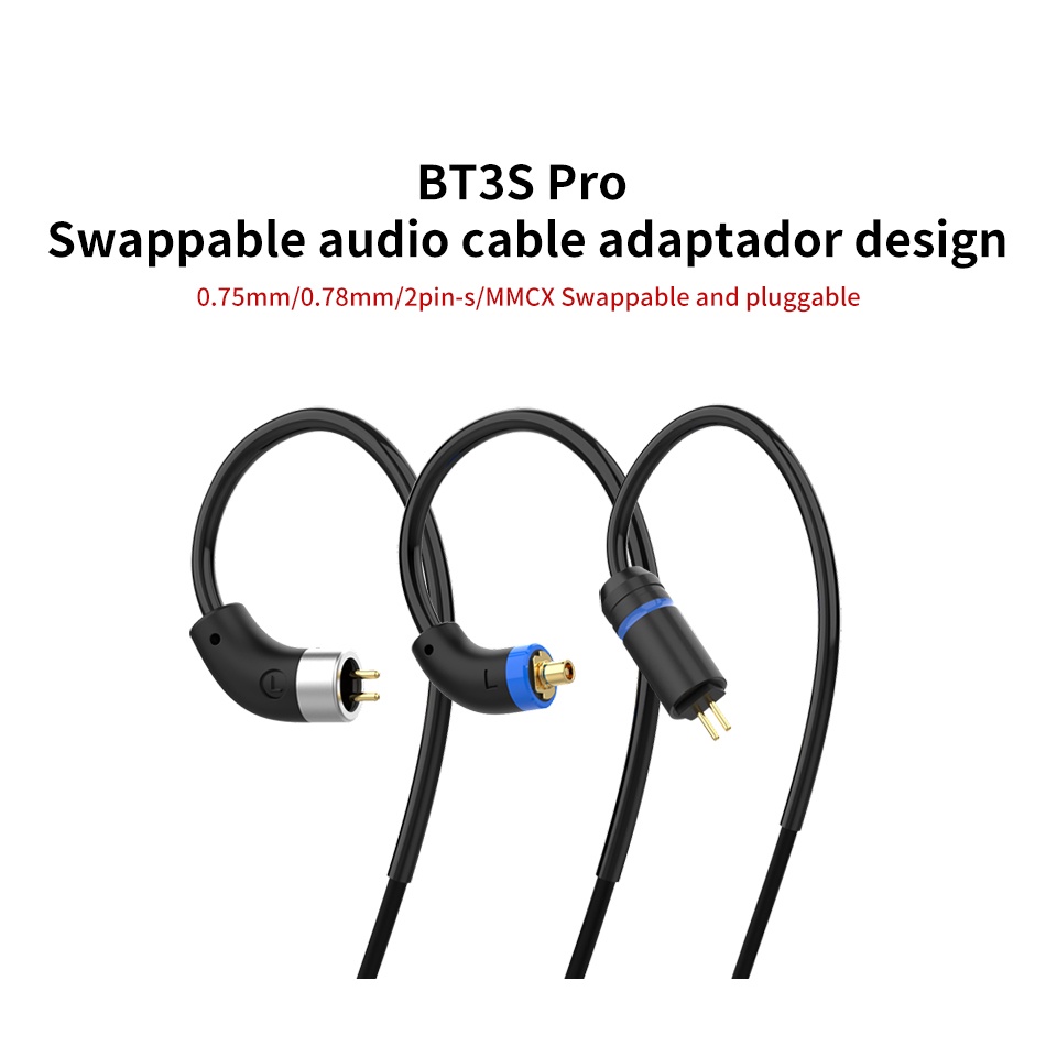 Cáp âm thanh FAAEAL TRN BT3S Pro có thể cắm thay thế nâng cấp 0.75/0.78/2pin/MMCX