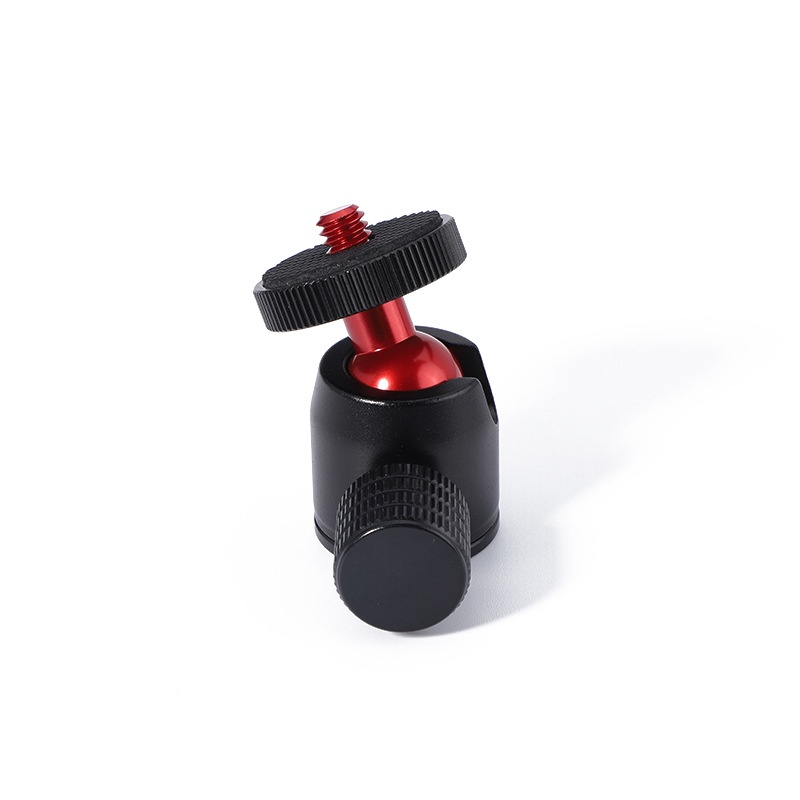 Đầu bi ballhead xoay 360 độ kết hợp với chân máy ảnh có vít 1/4 được làm từ hợp kim nhôm chính hãng CRWJ