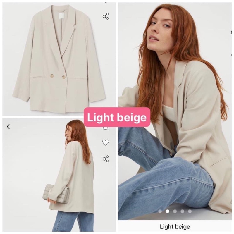 Blazer HM hai lớp (Double Breasted Blazer)