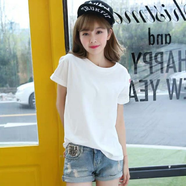 ÁO TRẮNG TRƠN MẶC KÈM SET YẾM VÁY - (Sp sẵn)