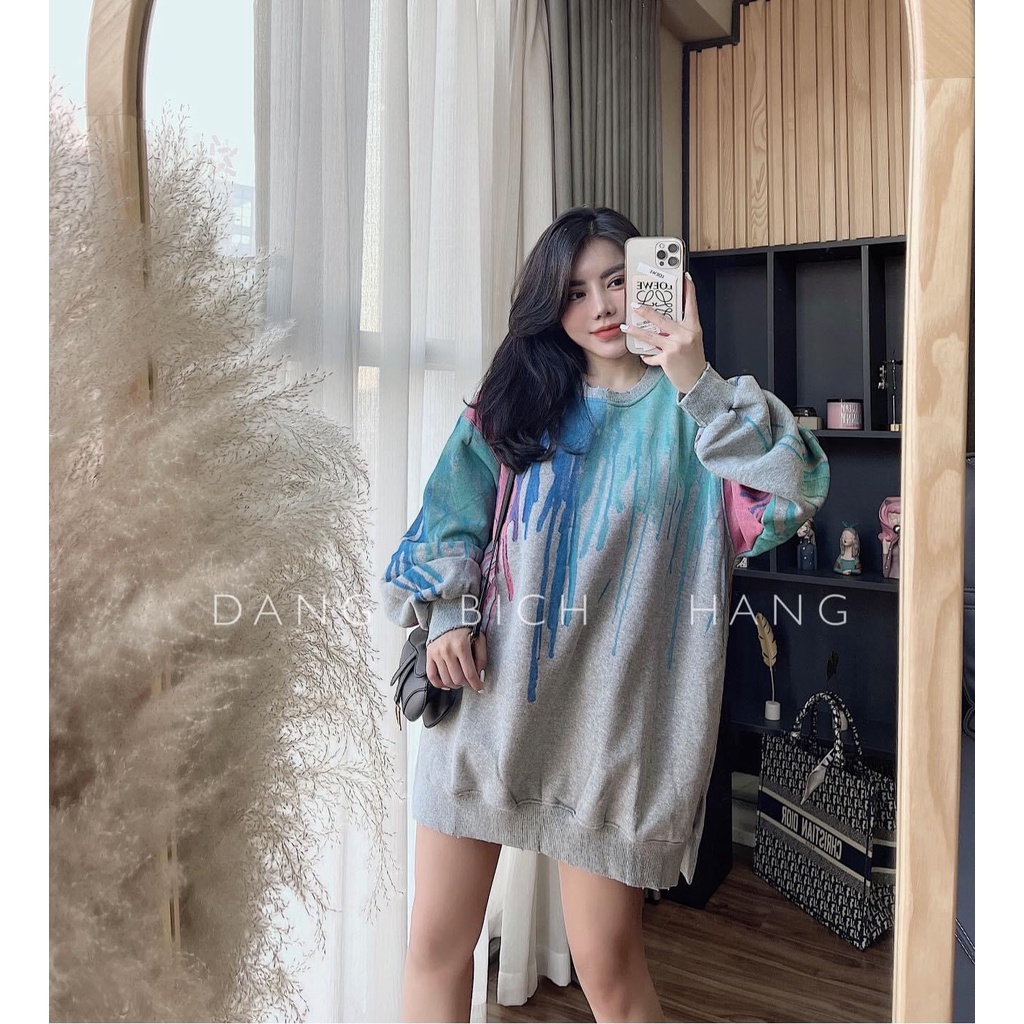 Áo loang xám siêu xinh  KÈM ẢNH THẬT