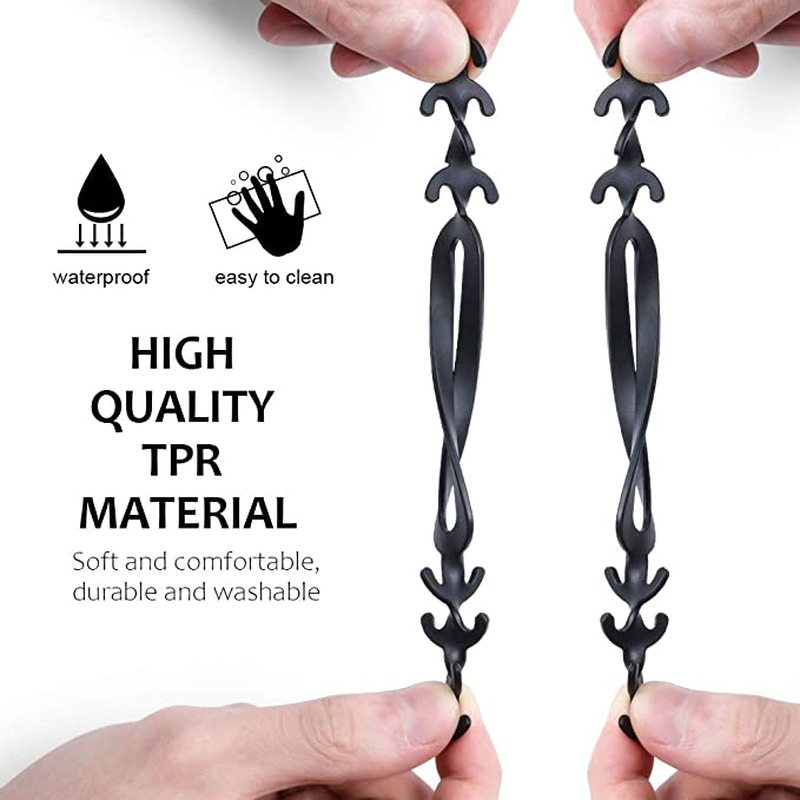 Đai đeo khẩu trang silicone 4 lớp chống trượt có thể điều chỉnh tiện dụng