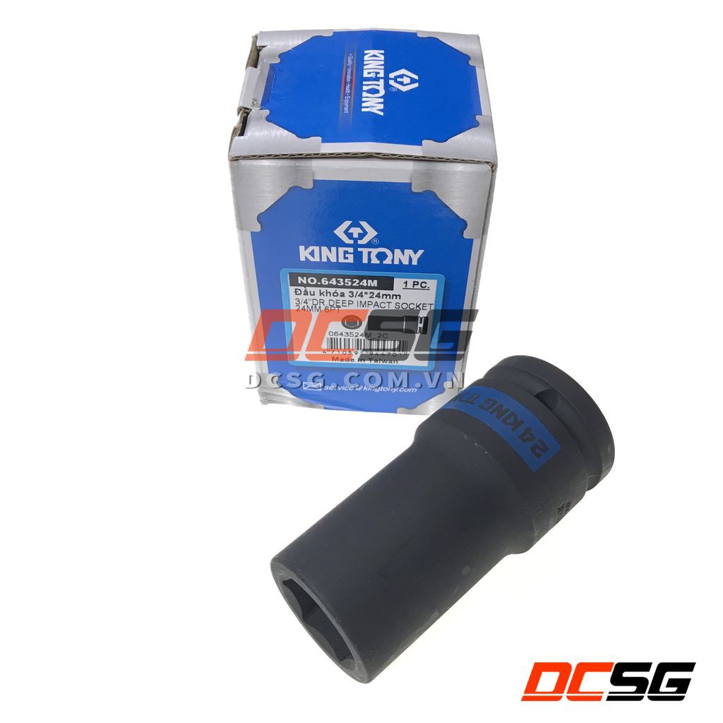 Đầu tuýp đen dài 6 cạnh 3/4&quot; KINGTONY 6435 | DCSG