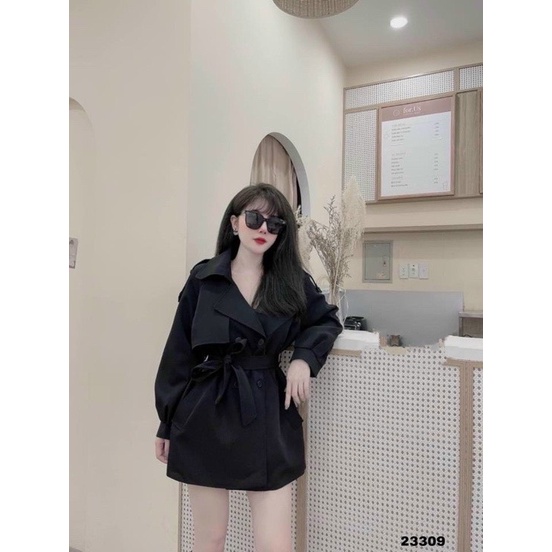 23309	KH23309-Khoác mangto tay bo 4 cúc cầu vai 80135 TH