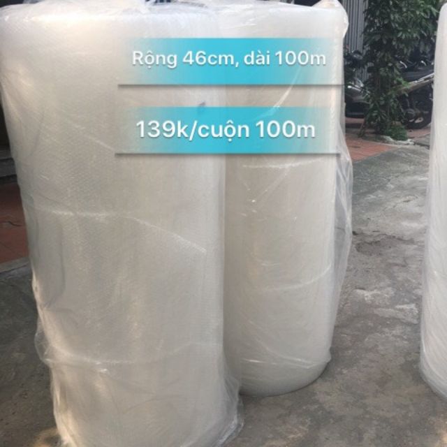 (46cm x 100m) Cuộn xốp nổ/bong bóng khí 46cm gói hàng dễ vỡ