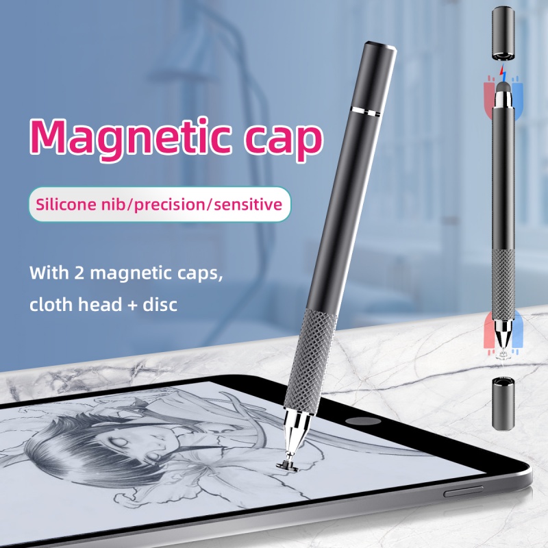 Bút cảm ứng FONKEN độ nhạy cao có nam châm thích hợp cho Android iPhone