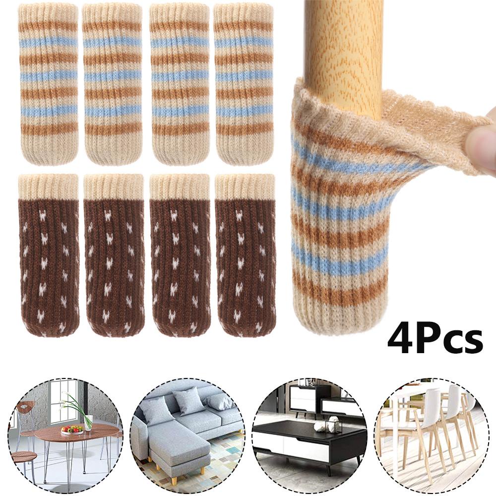 Vỏ Bọc Chân Ghế Bằng Len Co Giãn Tốt Tiện Dụng