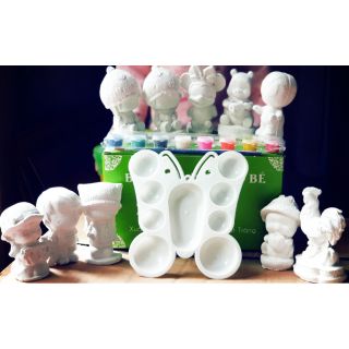 Sét 10 tượng + 8 màu + bút tô giá siêu rẻ