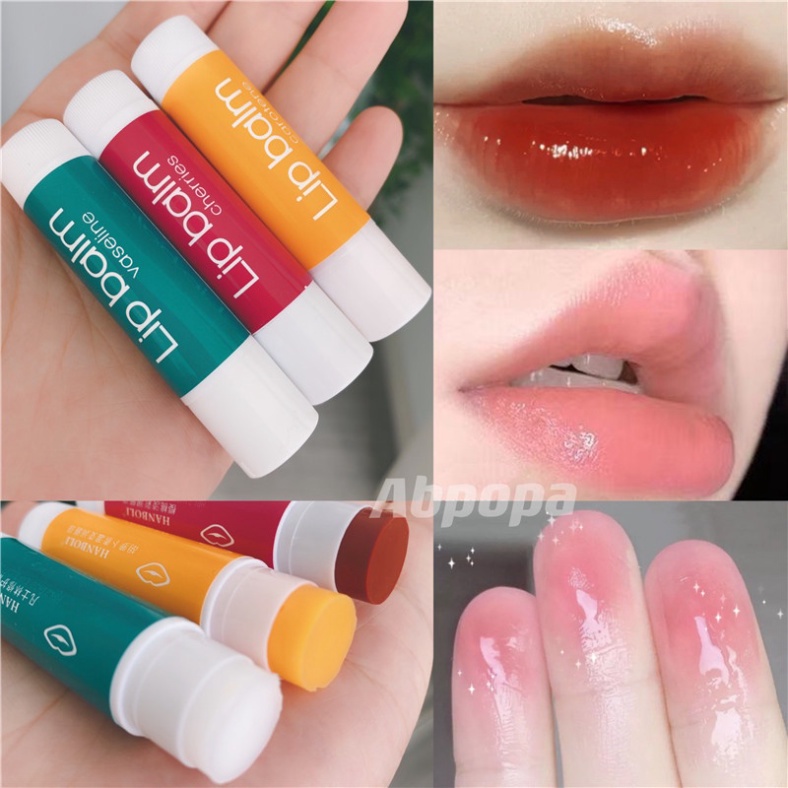 Son dưỡng môi HANBOLI chứa vitamin vaseline nuôi dưỡng giảm nếp nhăn môi DANA