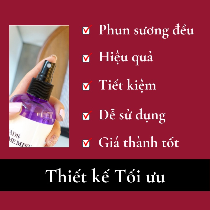 Xịt phồng tóc thay keo xịt giữ nếp vuốt tóc con và gel wax tạo kiểu Aheads Volume Mist Hàn Quốc chính hãng nam nữ